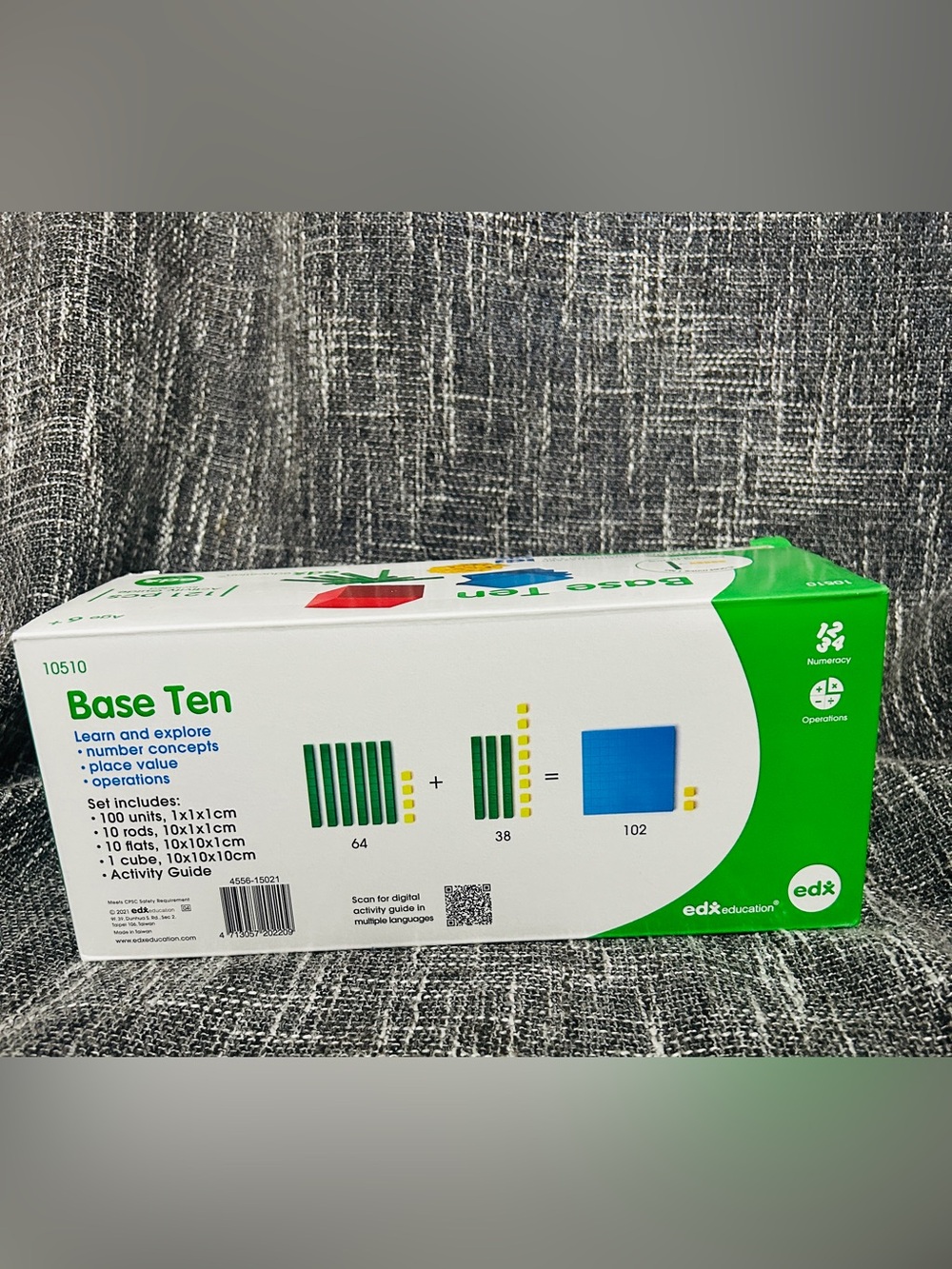 Edx Education Base Ten Set, early Math learning. - Picture 3 of 5
